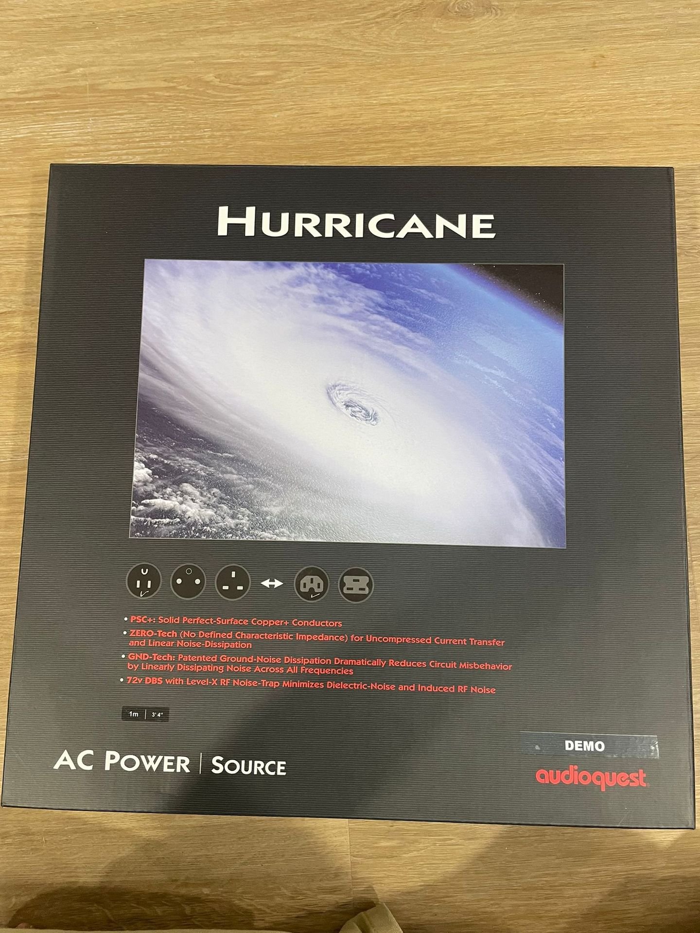 AudioQuest Hurricane Source Power Cord (1m) - New & Pre-owned Hi-Fi | SoundTribeAsia AudioQuest Source Power Cord