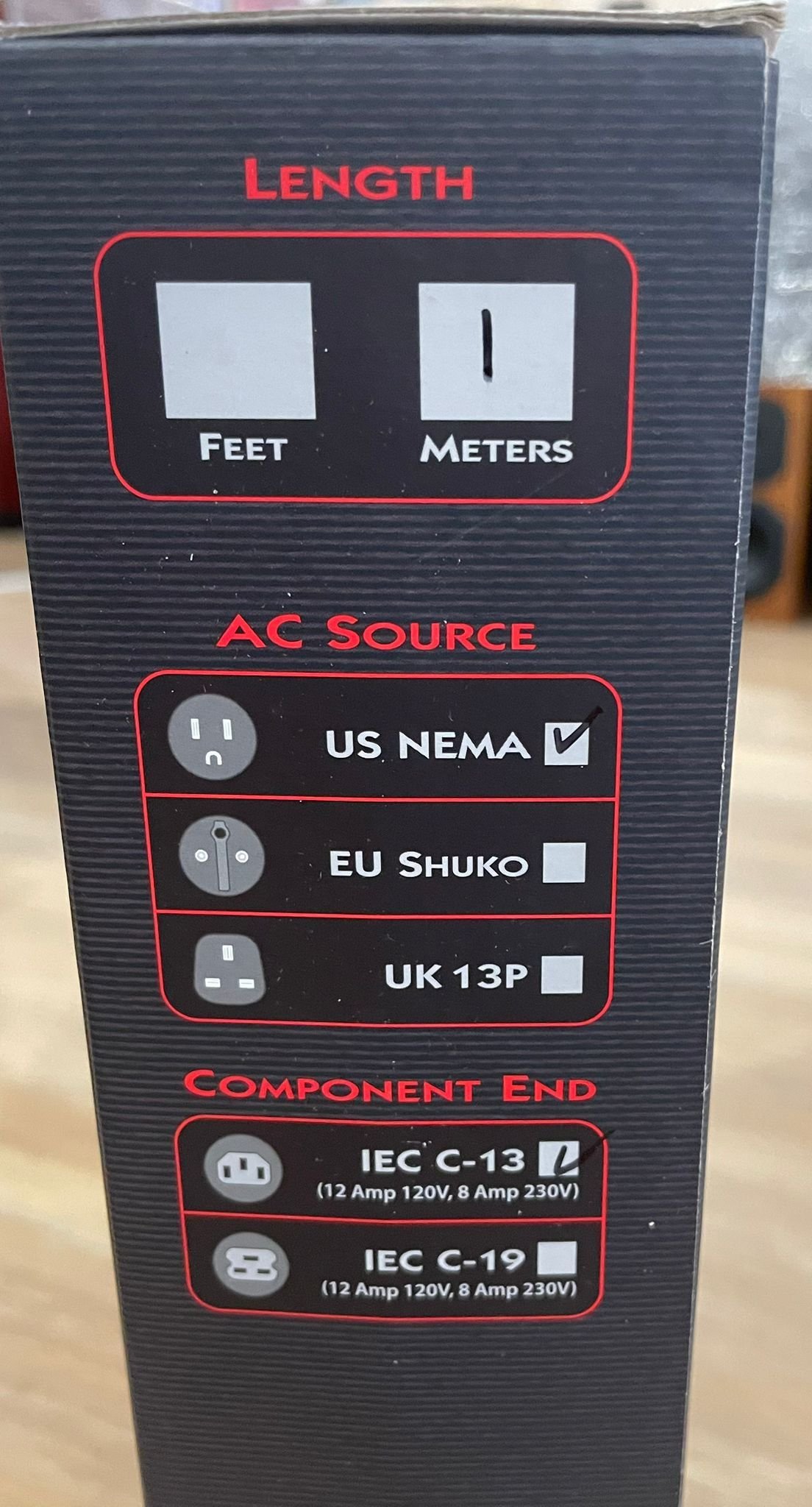 AudioQuest Source Power Cord AudioQuest Source Power Cord