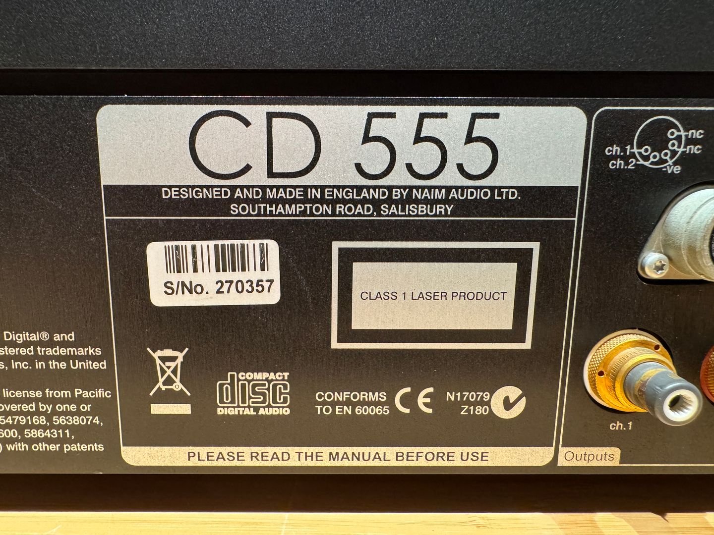 img-XSIjjXUK8 Naim CD 555 with Power Supply