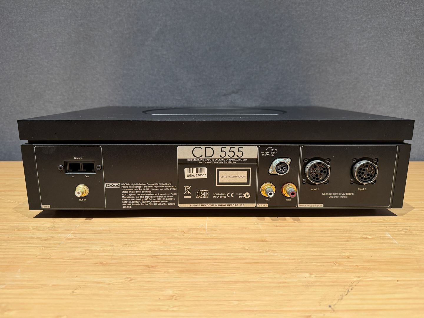 img-Zqu83KPdUOK Naim CD 555 with Power Supply