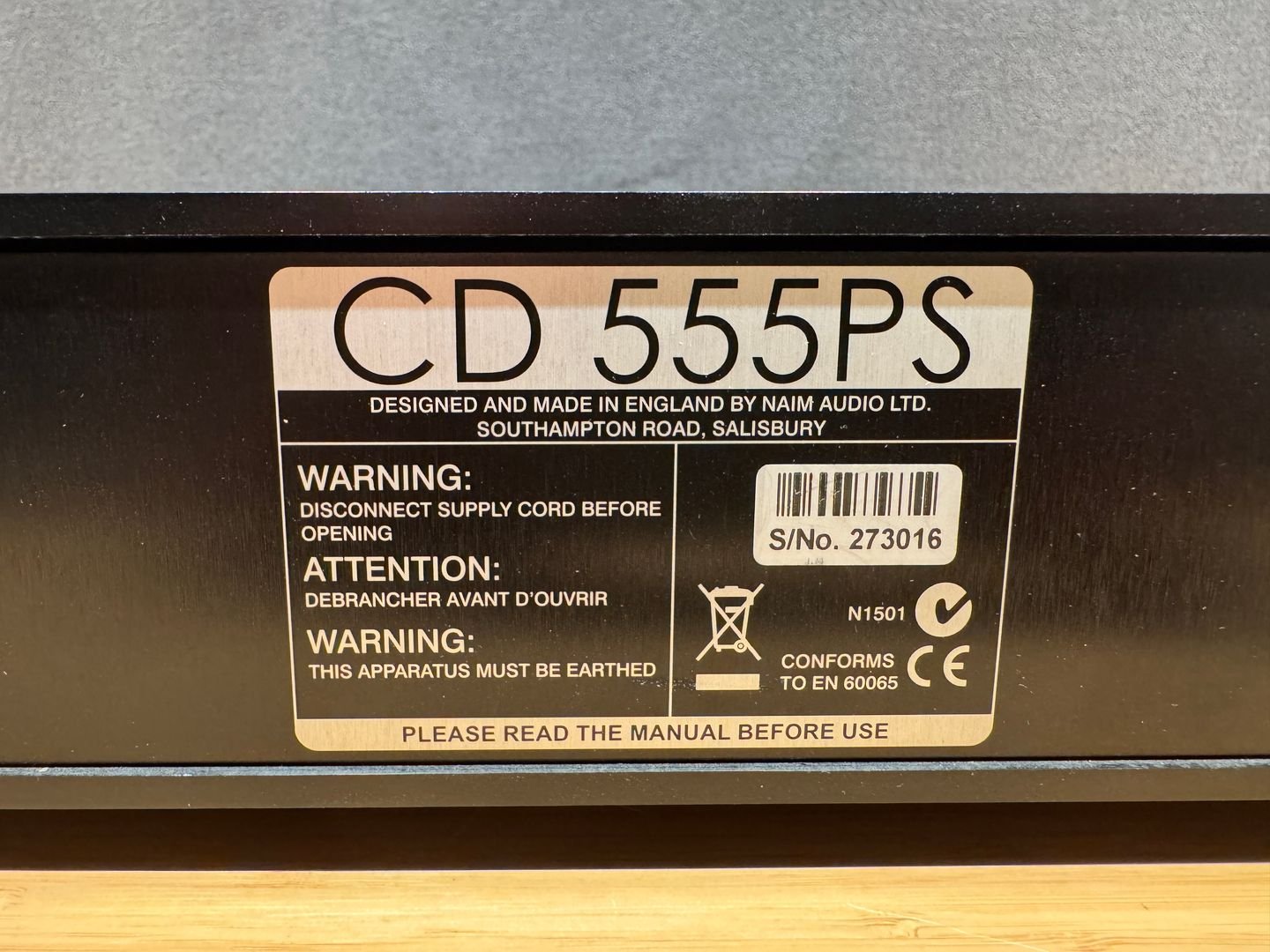 img-ecy491depm Naim CD 555 with Power Supply