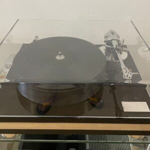Transrotor Strato Turntable (Black Nero) with TR9 Chrom Tonearm/Figaro MC Cartridge and Konstant FMD Power Supply
