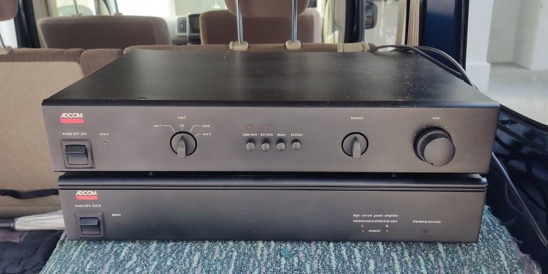 Adcom GFP-345 Pre-Amp and GFA-535 mk2 Amplifier