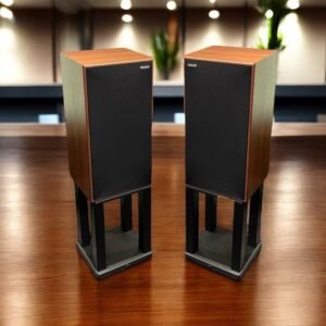 Harbeth Super HL5 Plus XD with Skylan Stands