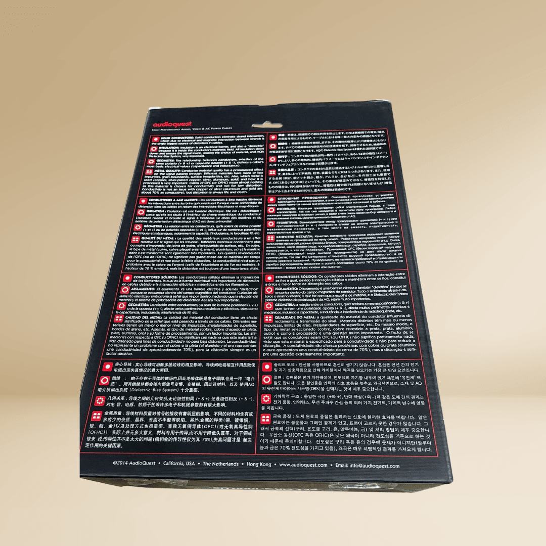 AudioQuest NRG-1000 US Power Cord (1.8m) AudioQuest NRG-1000 US Power Cord (1.8m)