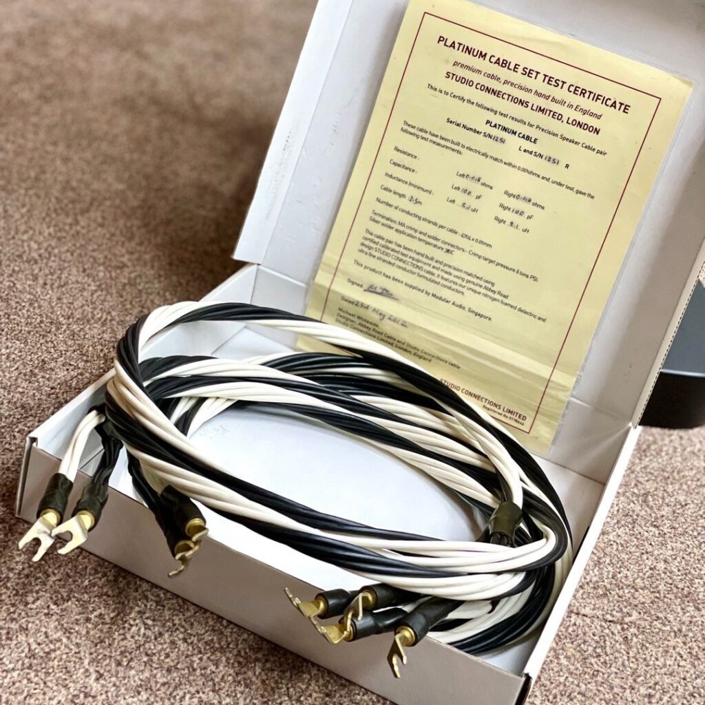 Studio Connections Platinum Speaker Cable