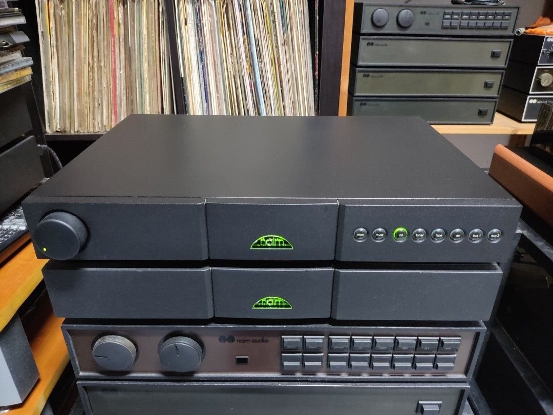 Naim Audio NAC122X Preamplifier and NAP150X Power Amplifier
