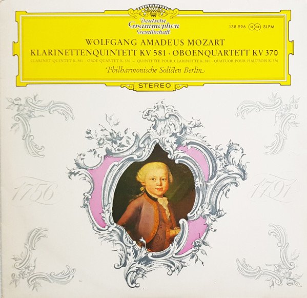 Mozart - Philharmonische Solisten Berlin - Klarinettenquintett KV 581 ∙ Oboenquartett KV 370 - New & Pre-owned Hi-Fi | SoundTribeAsia Mozart - Philharmonische Solisten Berlin - Klarinettenquintett KV 581 ∙ Oboenquartett KV 370