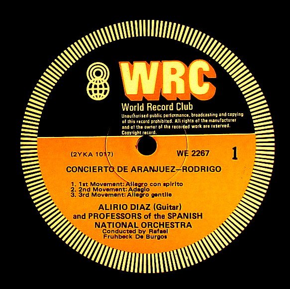 img-c-7789958400 Rodrigo, Alirio Diaz - Concierto De Aranjuez / Concerto For Guitar, Strings And Timpani, Op. 30 - New & Pre-owned Hi-Fi | SoundTribeAsia