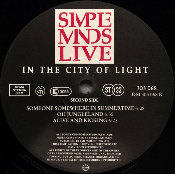 img-u6tgap5ve_ Simple Minds - Live In The City Of Light - New & Pre-owned Hi-Fi | SoundTribeAsia