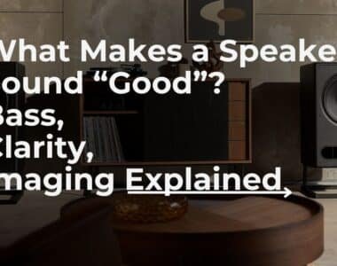 What Makes a Speaker Sound “Good”? Bass, Clarity, Imaging Explained
