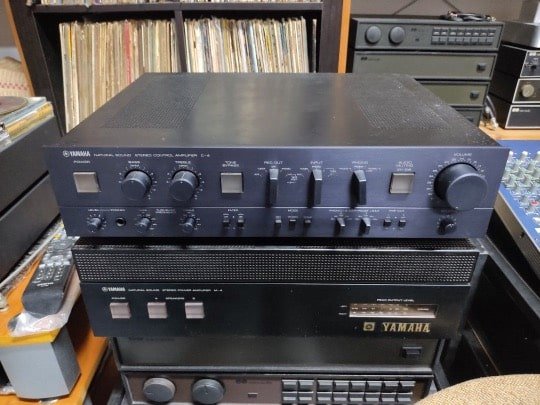 yamaha_c4_preamplifier_and_m4__1779548827_f93b6930_progressive Yamaha C-4 Preamplifier and M-4 Power Amplifier